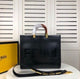 Fendii Roma Plain Ladies Trendy Leather Handbag (ZYDROP)AV129