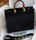 Fendii Roma Plain Ladies Trendy Leather Handbag (ZYDROP)AV129