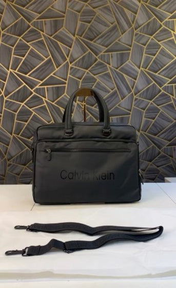 Calvinn Kleinn Laptop Bag Premium Leather Quality (ZYDROP)AV013