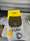 Fendii Boston 365 Brown FF Jacquard Fabric Bag (ZYDROP)AV123