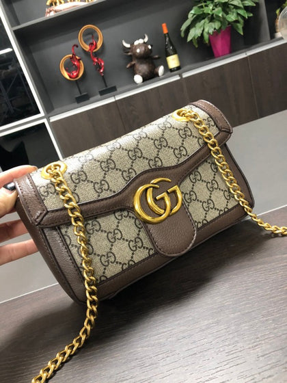 Guccii GG Marmont Shoulder Bag with Dust Bag & Folding Box (ZYDROP)AV142