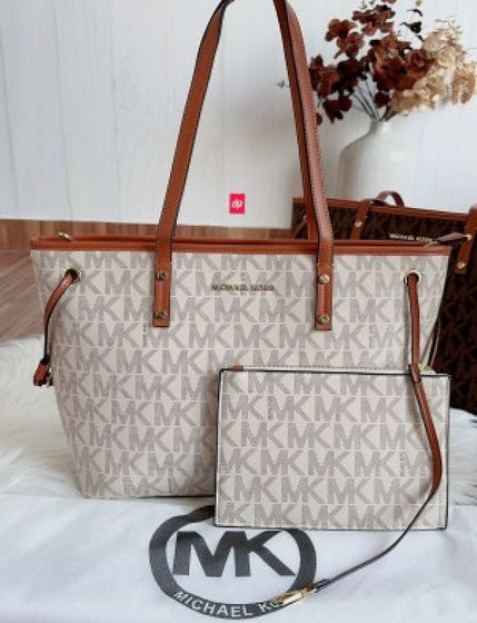 Michaell Korss Tote Bag with Pouch & Dust Bag (ZYDROP)AV262