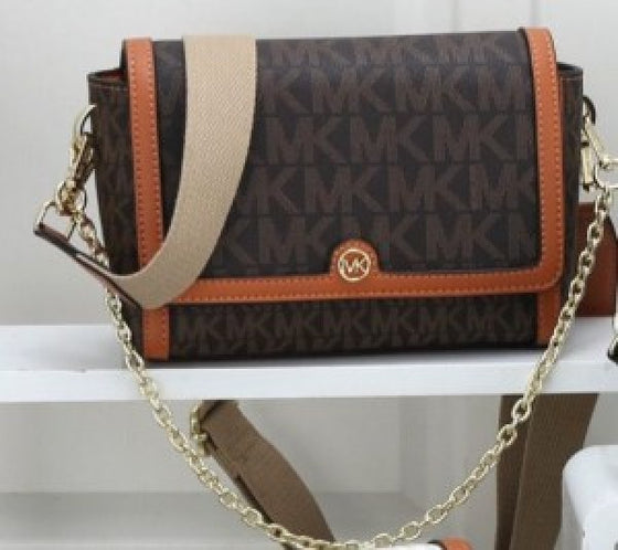 Michaell Korss Freya Small Convertible Logo Crossbody Bag with Box (ZYDROP)AV236