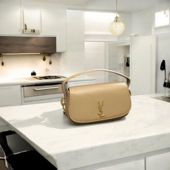 YSLL Voltaire Leather Shoulder Bag with OG Box (ZYDROP)AV294