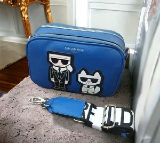 Karll Lagerfeldd K-Ikonik Camera Crossbody Bag with OG Box & Dust Bag(ZYDROP)AV197
