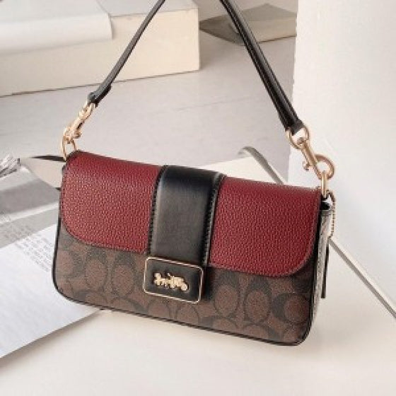 Coachh Baguette Signature Shoulder Bag with Box (ZYDROP)AV052