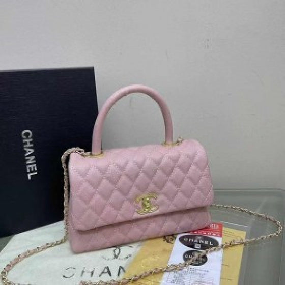 CHANELL Top Handle Bag with OG Box (ZYDROP)AV017