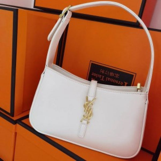 YSLL Saintt Laurentt Grain De Poudre Matelassé Chevron Medium Monogram Satchel with Box (ZYDROP)AV292