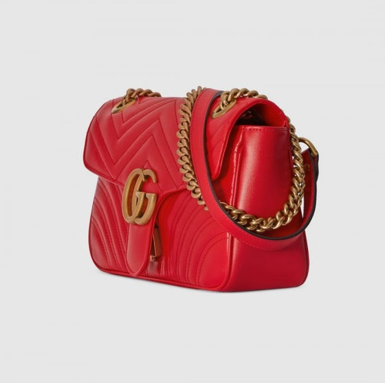 GUCCII Marmont White Color with Box (ZYDROP)AV156