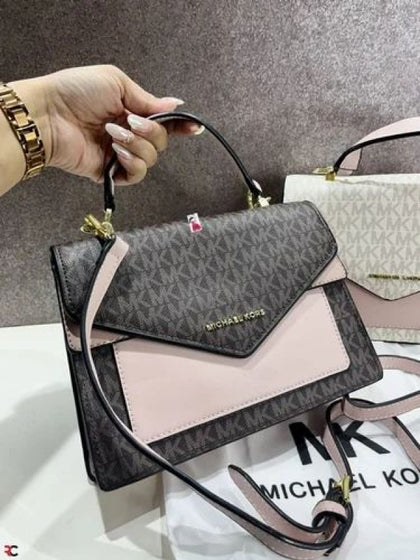 MICHAELL Michaell Kors Ludlow Signature Leather Satchel Bag without Box (ZYDROP)AV266