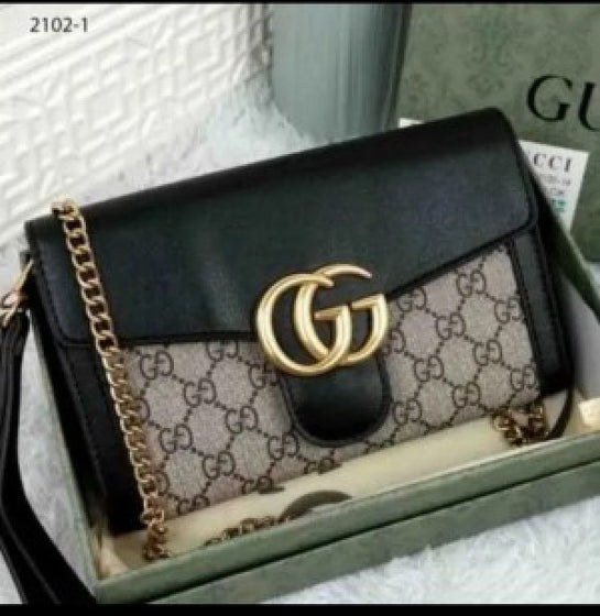 Guccii Hand-Handled Leather America Bag with Box(ZYDROP)