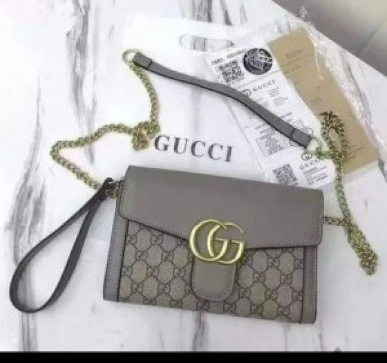 Guccii Hand-Handled Leather America Bag with Box (ZYDROP)AV149