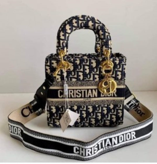 Christiann Diorr Lady Bag with Brand Box - Black (ZYDROP)AV024
