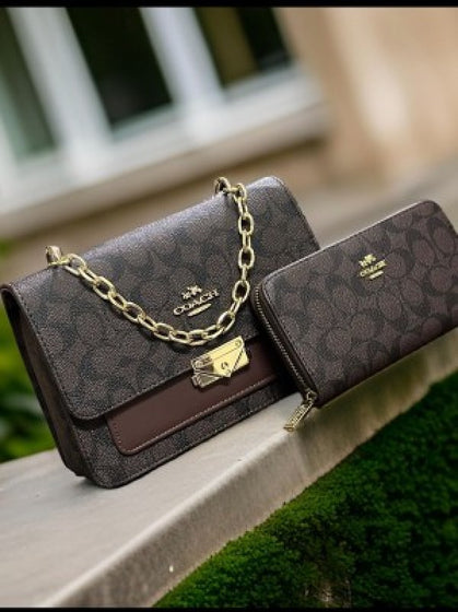 Coachh Heather Large Shoulder Bag Combo with Box(ZYDROP)AV079