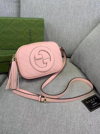 Guccii Pebbledd Leather Soho Disco Crossbody with Box (ZYDROP)AV177