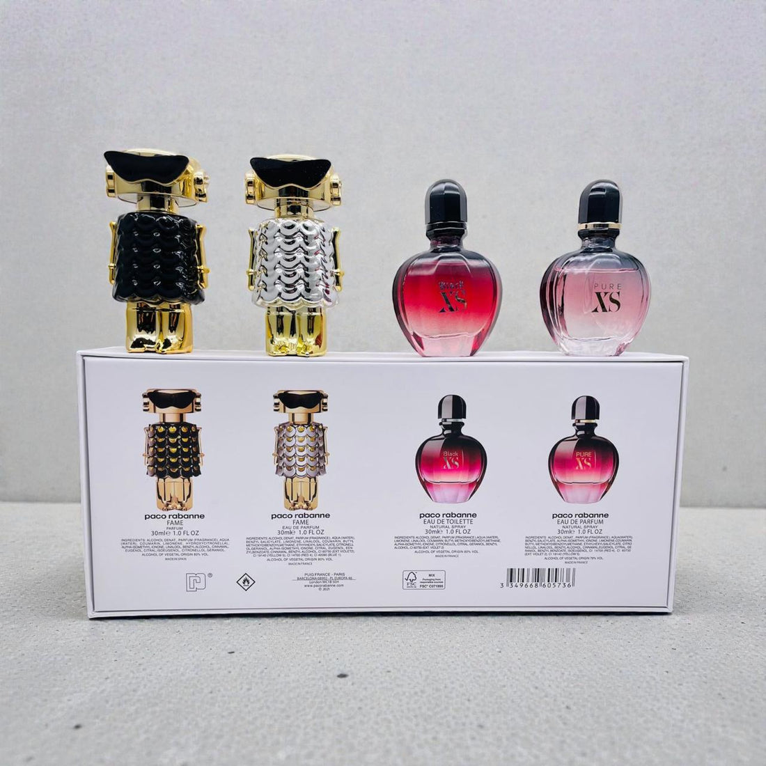 Pacco Rabbanne gift set of 4