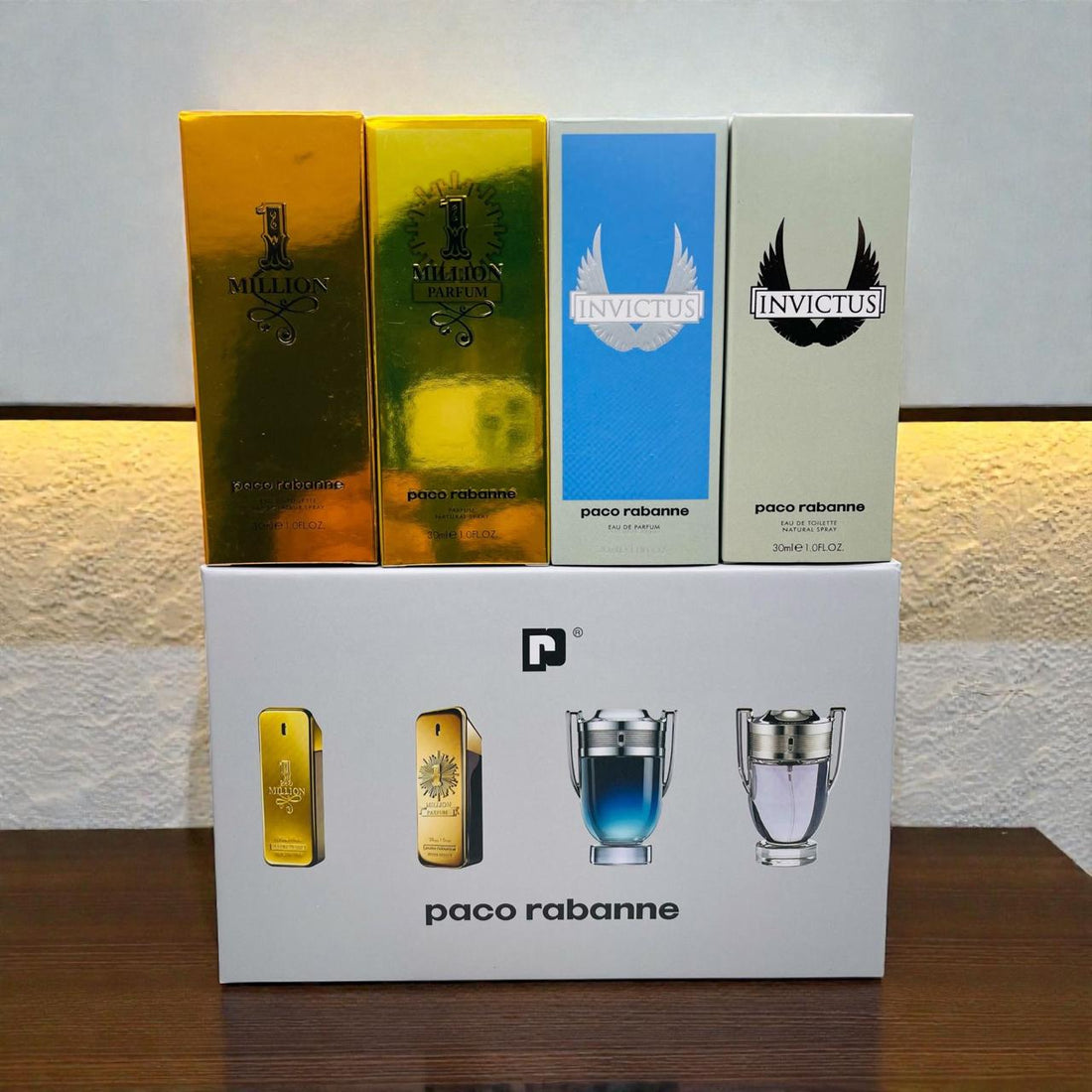 Pacco rabbanne gift set of 4