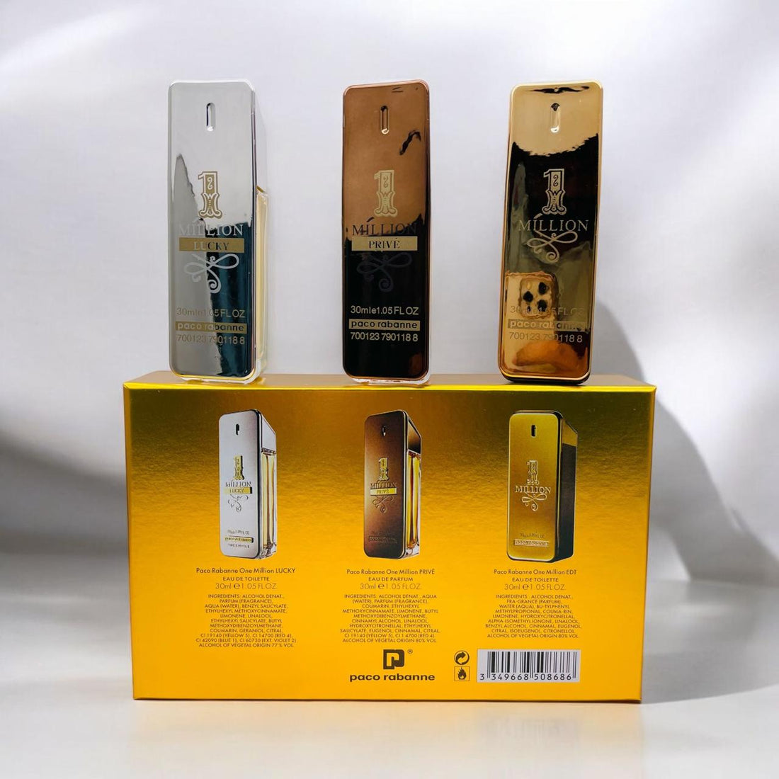 Pacco Rabbne gift set of 3