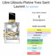 Librre YSL L'ABSOLU PLATINE (ZYDROP)