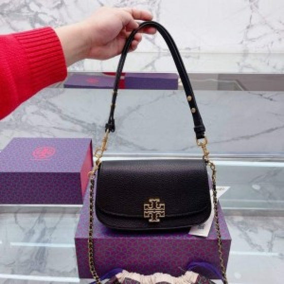 Tory monogram jacquard shoulder bag adjustable strap with box (ZYDROP)