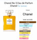Channell N°5 Eau De Perfume (ZYDROP)