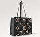 Louiis Vuiitton LV On The Go Monogram Leather Tote Bag With Dust Bag (ZYDROP)