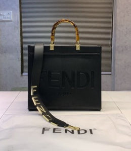 Fendii Roma Plain Ladies Trendy Leather Handbag (ZYDROP)AV129