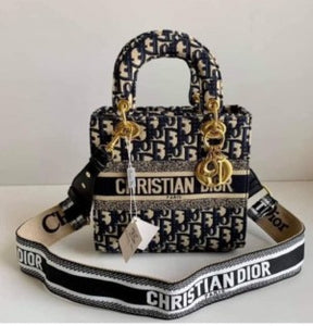 Christiann Diorr Lady Bag with Brand Box - Black (ZYDROP)AV024