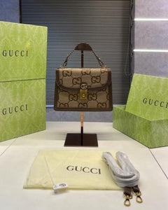 Guccii Ophidiaa GG Supreme Top Handle Bag with Box Big Size (ZYDROP)AV172