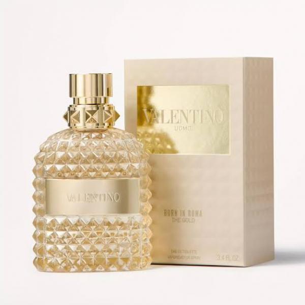 Vallentiinoo Umo Borrn In Romma The Gold EDT for men - 100ml