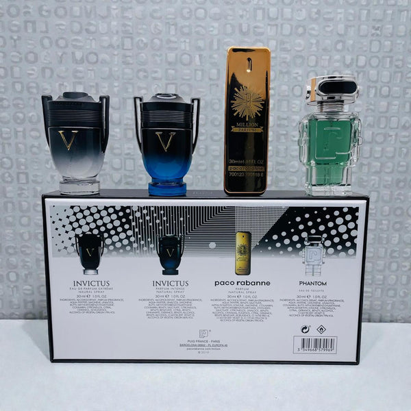 Pacco rabane gift set of 4