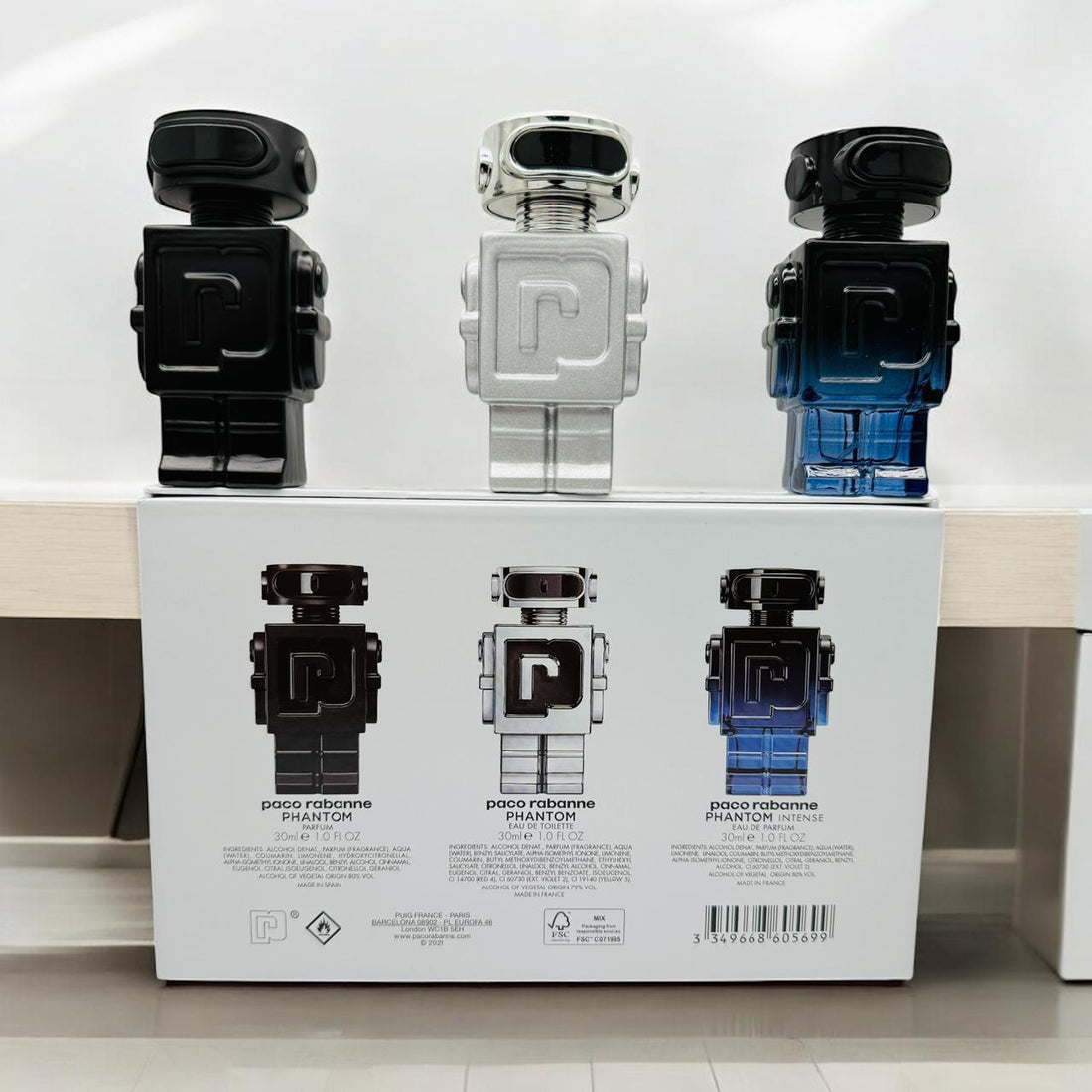 Pacco Rabbanne gift set of 3