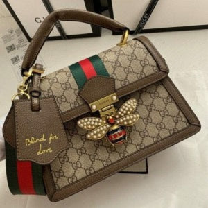 Guucci Be Queeen Margareet GG Hand Bag with Box (ZYDROP)AV135