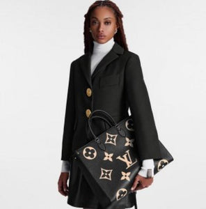 Louiis Vuiitton LV On The Go Monogram Leather Tote Bag With Dust Bag (ZYDROP)