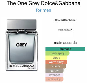 Dollce & Gabbanna The One Grey Eau De Toilette (ZYDROP)