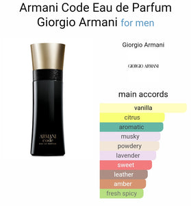 Armanni Code Profumo Perfume (ZYDROP)