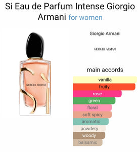 Sii Eau De parfum intense Giorgio Armaani (ZYDROP)