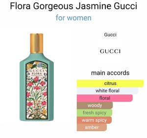 Guccii Floraa Gorgeous Jasmine Perfume (ZYDROP)
